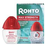 Rohto Max Strength Cooling Eye Drops, 0.4 fl oz