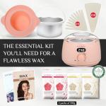 KOTAMU Pink Digital Wax Kit for Hair Removal