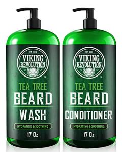 Tea Tree Oil Beard Wash and Conditioner Set