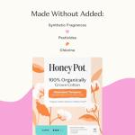 Honey Pot Organic Cotton Tampons - Super Absorbency