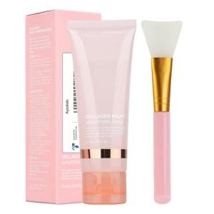 Ayzololo Collagen Overnight Face Mask with Brush