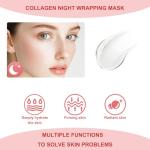 Ayzololo Collagen Overnight Face Mask with Brush