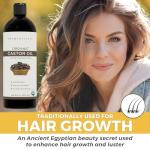 Viva Naturals Organic Castor Oil with Beauty Kit