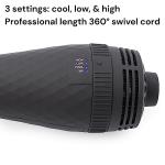 L'ANGE HAIR 2-in-1 Blow Dryer Brush (Black)