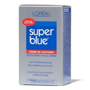 L'OREAL Super Blue Hair Bleach Kit