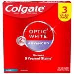 Colgate Optic White Teeth Whitening Toothpaste 3 Pack