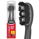 Colgate 360 Vibrate Charcoal Toothbrushes - 2 Pack