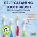 Soft Flossing Toothbrush for Sensitive Teeth, 2 Pack