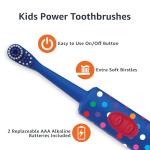 Amazon Basics Kids Battery Toothbrush Set - 2 Pack