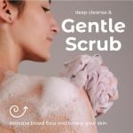 MainBasics Set of 3 Loofah Sponges - Airy Blossom