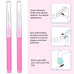 100 Interdental Brushes for Easy Dental Care