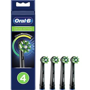 Oral-B Crossaction Electric Toothbrush Replacement Heads, Black