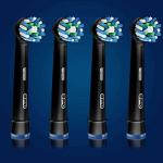 Oral-B Crossaction Electric Toothbrush Replacement Heads, Black
