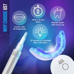 GuruNanda Wireless Teeth Whitening Kit with LED Light