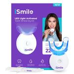 iSmile Teeth Whitening Kit with LED Light and Gel