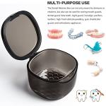 Uouovo No-Leak Denture Bath & Cleaning Box