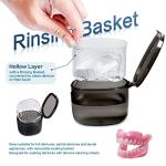 Uouovo No-Leak Denture Bath & Cleaning Box