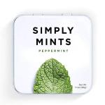 Simply Mints Peppermint Breath Freshening Mints