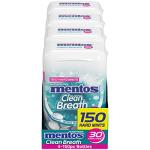 Mentos Clean Breath Holiday Hard Mints, Christmas Stocking Stuffers for Adults & Kids, Intense Wintergreen, 150 Pieces, 4 Count Pack