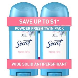 Secret Antiperspirant Deodorant for Women, Powder Fresh