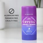 Crystal Magnesium Natural Deodorant Stick, Lavender Rosemary