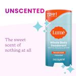 Lume Whole Body Deodorant Stick - Unscented Pack