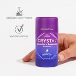 Crystal Magnesium Natural Deodorant Stick, Lavender Rosemary