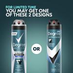 Degree Men Antiperspirant Spray Black + White 3-Pack