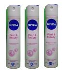NIVEA Pearl & Beauty Deodorant Spray Trio