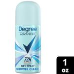 Degree Advanced Antiperspirant Spray, Shower Clean Duo