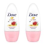 Dove Go Fresh Antiperspirant Roll-On 2-Pack