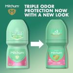 Mitchum Women's Roll-On Antiperspirant, Powder Fresh