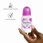 Unscented Crystal Mineral Deodorant Roll-On, 24-Hour Protection