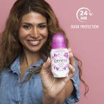 Unscented Crystal Mineral Deodorant Roll-On, 24-Hour Protection