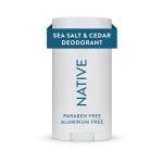 Native Men's Natural Deodorant - Sea Salt & Cedar
