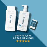 Native Men's Natural Deodorant - Sea Salt & Cedar