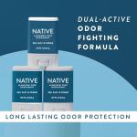 Native Men's Natural Deodorant - Sea Salt & Cedar