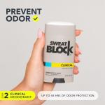 SweatBlock Clinical Strength Antiperspirant & Deodorant Set