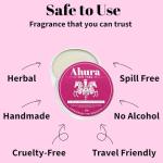 Ahura Herbal Floral Solid Perfume Balm 2 oz