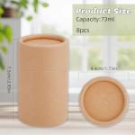 Refillable Paper Lip Balm Tubes - 8 Pack