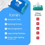 FOMIN Hypoallergenic Deodorant Wipes - 30 Count Variety
