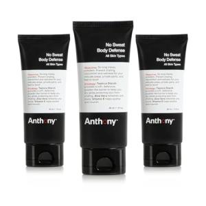 Anthony No Sweat Deodorant for Men, 3 Pack
