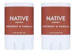 Mini Coconut & Vanilla Deodorant - Pack of 2