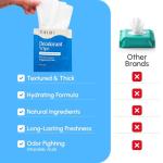 FOMIN Travel Deodorant Wipes - 15 Pack