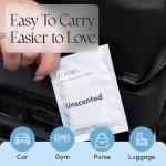 FOMIN 50-Pack Travel Deodorant Wipes - Unscented