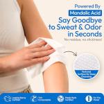 FOMIN Travel Deodorant Wipes - 15 Pack