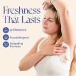 Travel-Friendly Acidified Deodorant Wipes - 15 Count