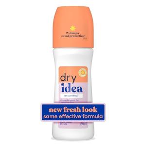 Dry Idea Unscented Roll-On Deodorant for Women