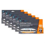 Clotrimazole Antifungal Cream 1% - 6 Pack