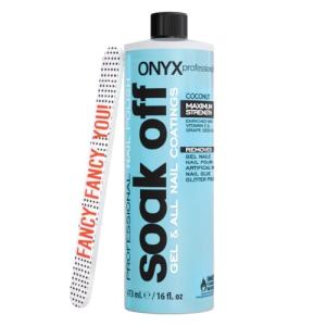 Coconut Scented Nail Polish Remover with File